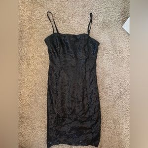 Forever 21 black sequin dress size medium